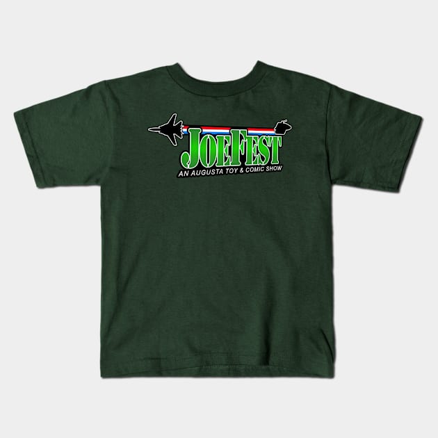 JoeFest Toy and Comic Show Kids T-Shirt by Boomer414